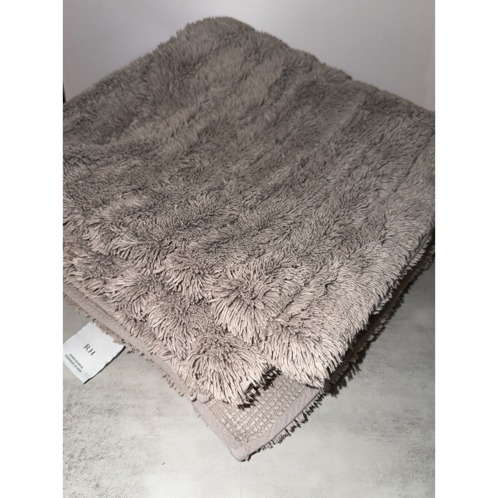 Restoration Hardware Ribbed 100% Cotton Bath Rug 30"x72"